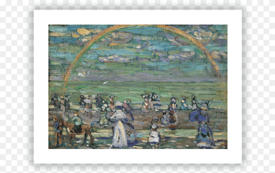 Publications And Related Products Giclee Painting Prendergast39s Rainbow 1905, Art, Person, Adult, Bride Free Transparent Png
