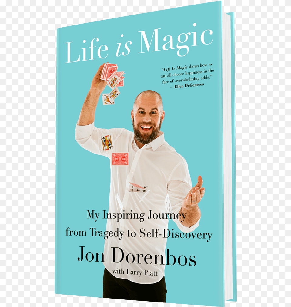 Published By Simon Ampamp Life Is Magic Jon Dorenbos, Advertisement, Poster, Adult, Person Free Transparent Png