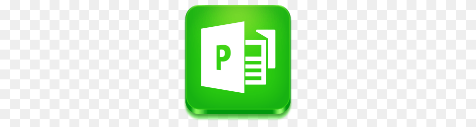 Publisher Icon Microsoft Office Iconset Iconstoc, Green, First Aid Free Transparent Png