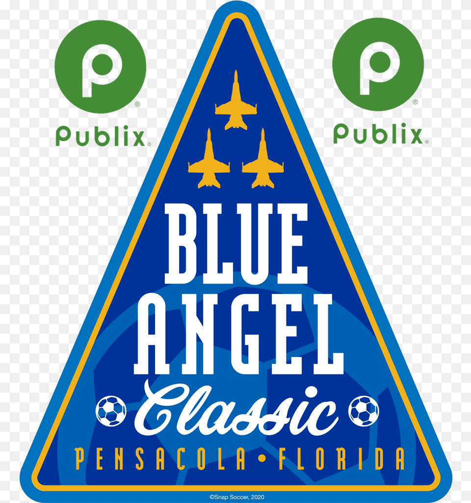 Publix Blue Angel Classic Vertical, Triangle, Advertisement, Poster, Symbol Free Png Download