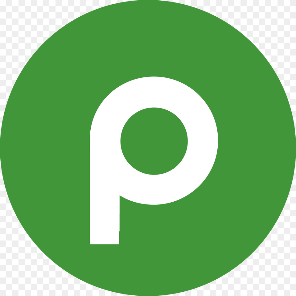 Publix Logo And Beats Logo Clipart Publix P, Green, Disk, Symbol, Text Free Png