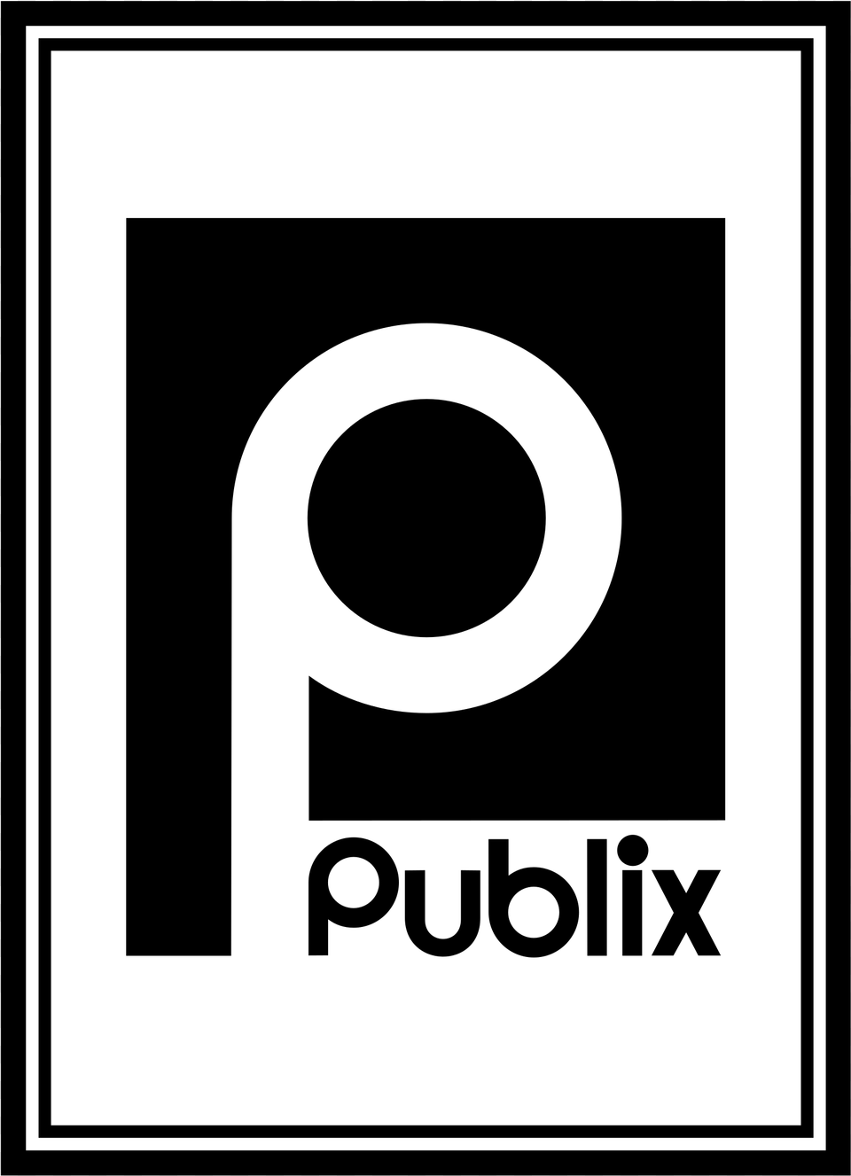 Publix Super Market Logo, Text Free Png