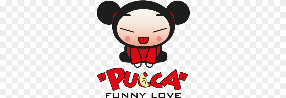 Pucca Funny Love Vector In Eps Cdr Ai Pucca Funny Love Logo, Face, Head, Person Free Transparent Png