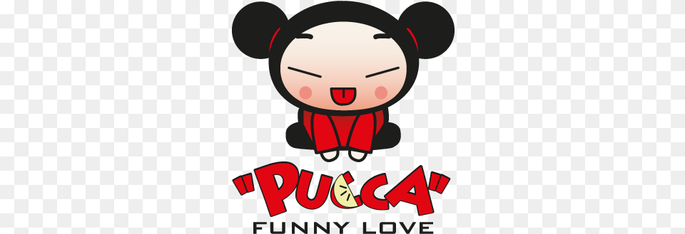 Pucca Logo, Face, Head, Person Free Png Download