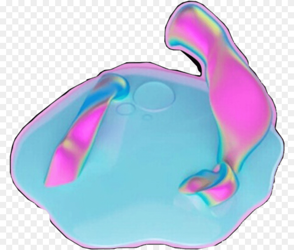 Puddle Aesthetic Vaporwave Holographic Pastel Crab, Purple, Baby, Person, Balloon Free Png Download