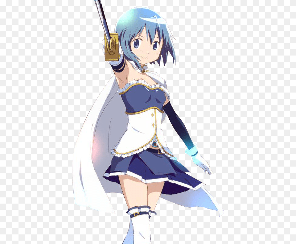 Puella Magi Madoka Magica Sayaka Miki, Book, Clothing, Comics, Costume Png Image