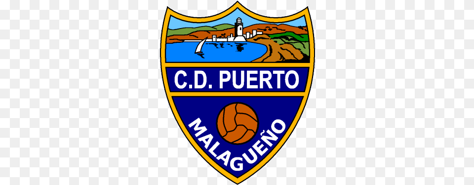 Puerto Malagueno Emblem, Badge, Logo, Symbol, Ball Free Png