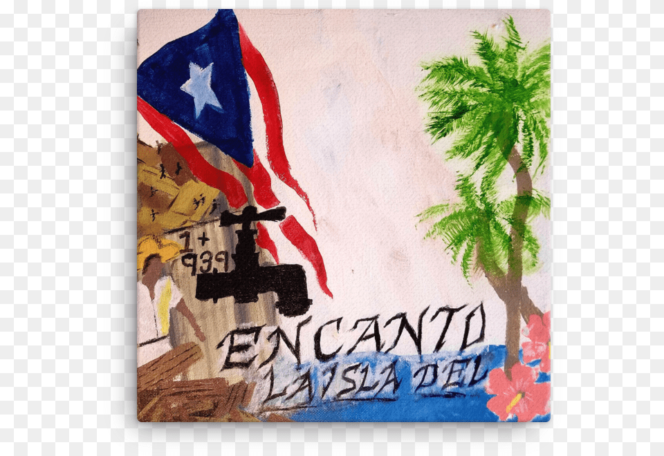 Puerto Rican Flag, Plant, Art, Painting, Person Png