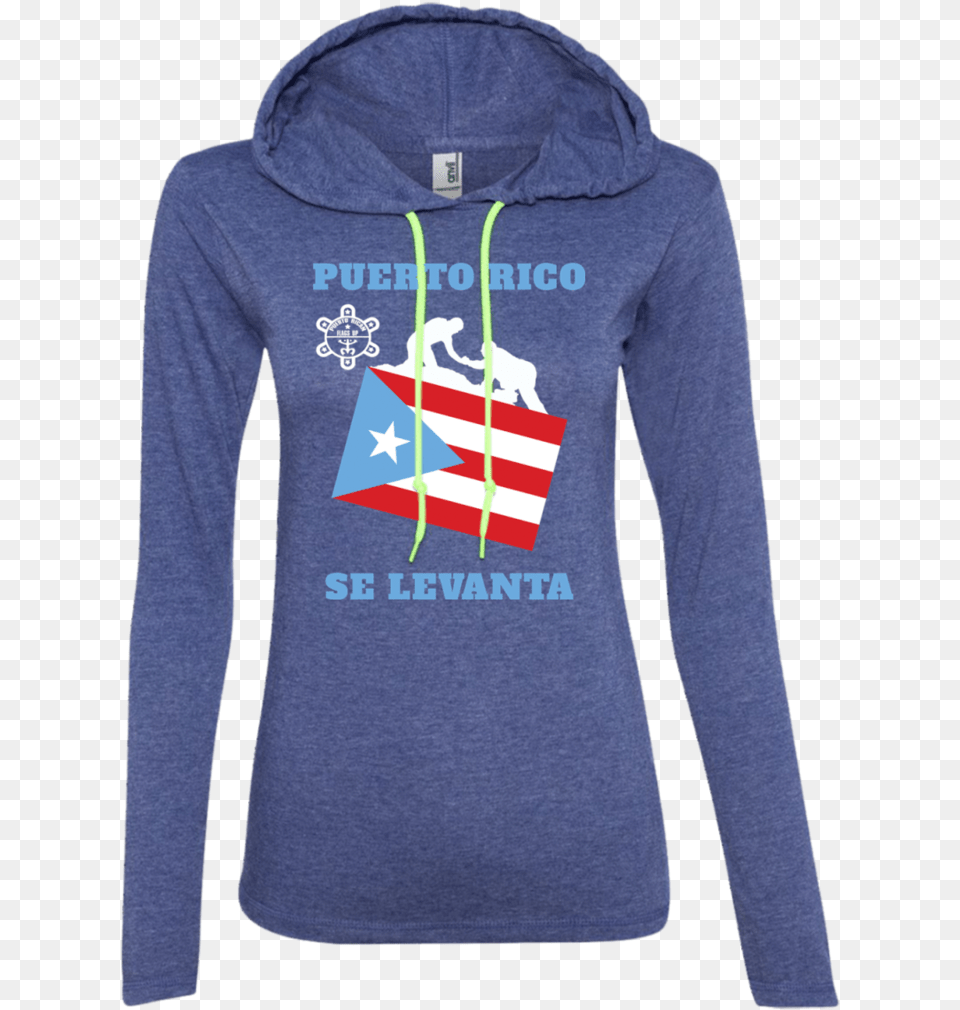 Puerto Rican Flag Shirts And Products Hoodie, Clothing, Knitwear, Long Sleeve, Sleeve Free Transparent Png