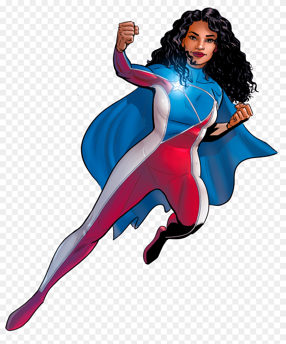 Puerto Rico Clipart Superhero, Adult, Publication, Person, Female Png