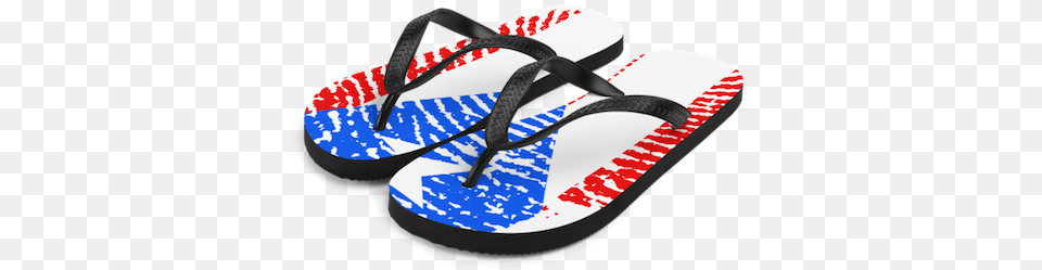 Puerto Rico Flag, Clothing, Flip-flop, Footwear, Sandal Png