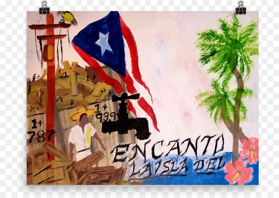 Puerto Rico Flag, Art, Painting, Adult, Female Free Transparent Png