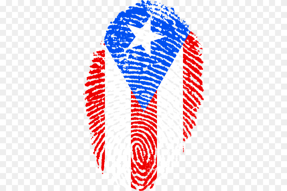 Puerto Rico Flag Fingerprint Fidel Castro Amp The Cuban Revolution, Person, Emblem, Symbol, Armor Free Png