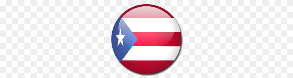 Puerto Rico Flag Icon Rounded World Flags Icons, Star Symbol, Symbol Free Png Download