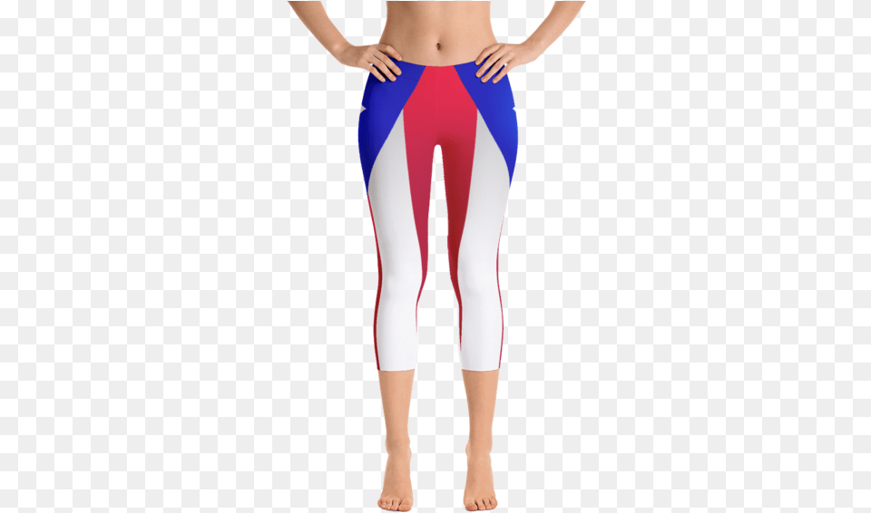 Puerto Rico Flag Leggings Leggings, Clothing, Pants, Spandex, Adult Png Image