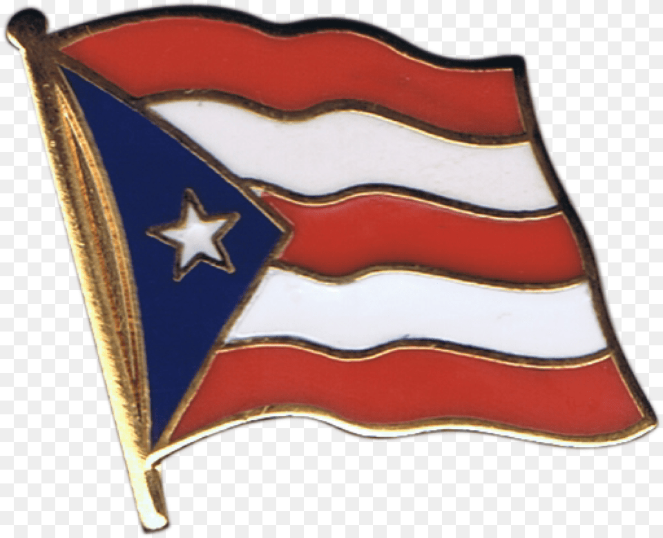 Puerto Rico Flag Pin Badge, Smoke Pipe Free Png Download