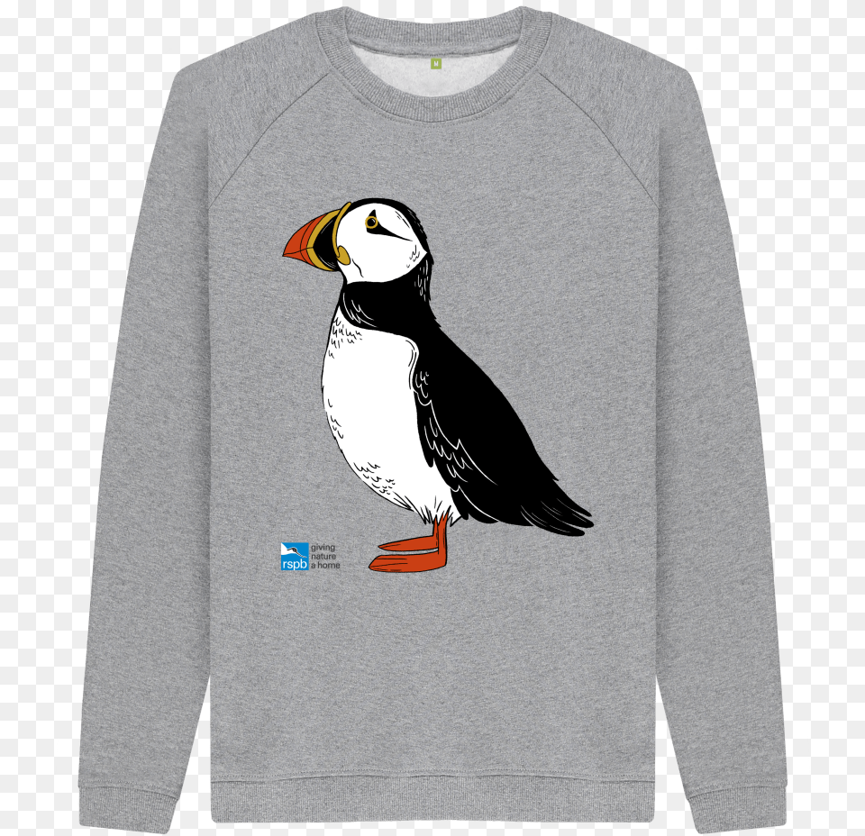 Puffin Sweater, Clothing, Long Sleeve, Sleeve, Animal Free Png