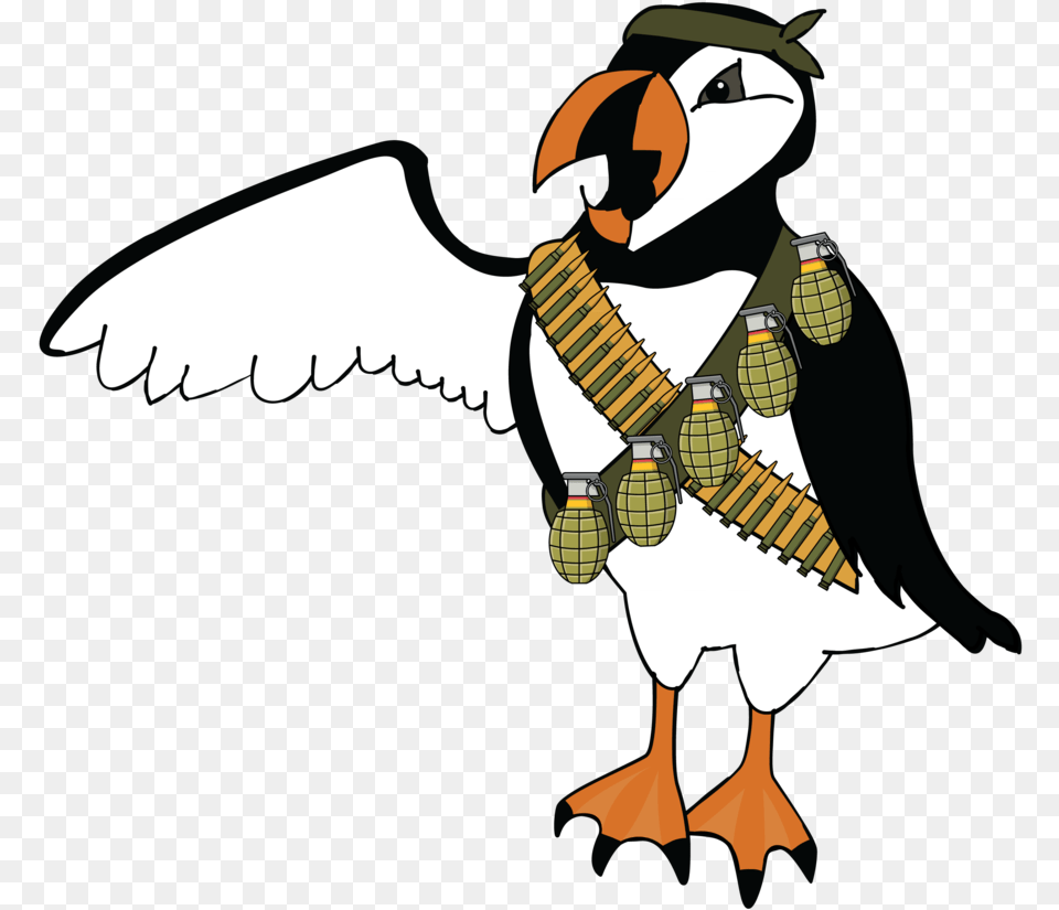 Puffins Of Doom Cartoon, Animal, Baby, Bird, Person Free Png Download