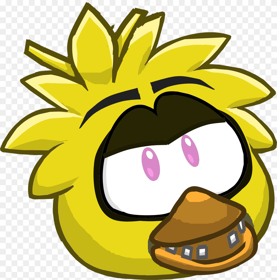 Puffle Chica Five Nights At Freddy S Club Penguin Club Penguin Pink Puffle, Flower, Plant, Sunflower, Bulldozer Free Png