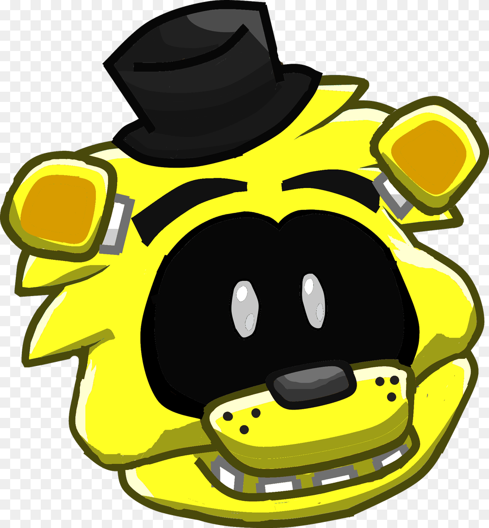 Puffle Golden Freddy Five Nights At Freddy S Fnaf Club Penguin Puffles, Clothing, Hat, Ammunition, Grenade Png
