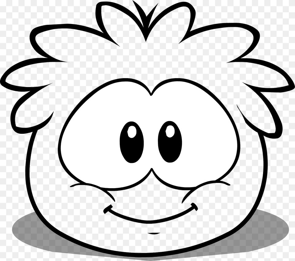 Puffle Image Placeholder Club Penguin Puffle Drawing, Stencil, Animal, Fish, Sea Life Free Transparent Png