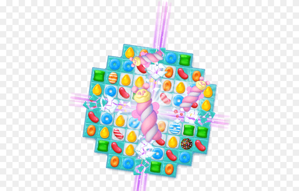 Puffler Levels Candy Crush Jelly Wiki Fandom Birthday Candle, Birthday Cake, Cake, Cream, Dessert Png Image