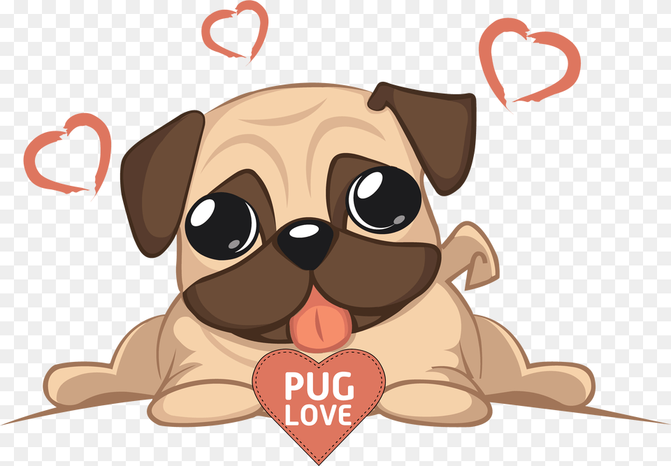 Pug, Baby, Person, Animal, Canine Png Image