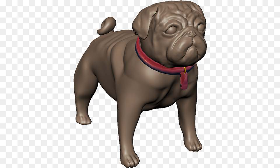 Pug 3d Model Pug, Baby, Person, Animal, Canine Free Transparent Png