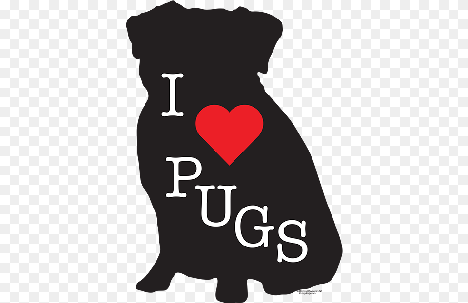 Pug Clipart Love Illustration, Person, Bag, Heart, Symbol Free Png