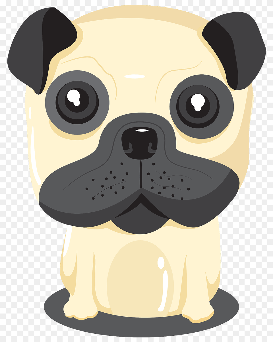 Pug Dog Clipart, Animal, Canine, Mammal, Pet Png Image
