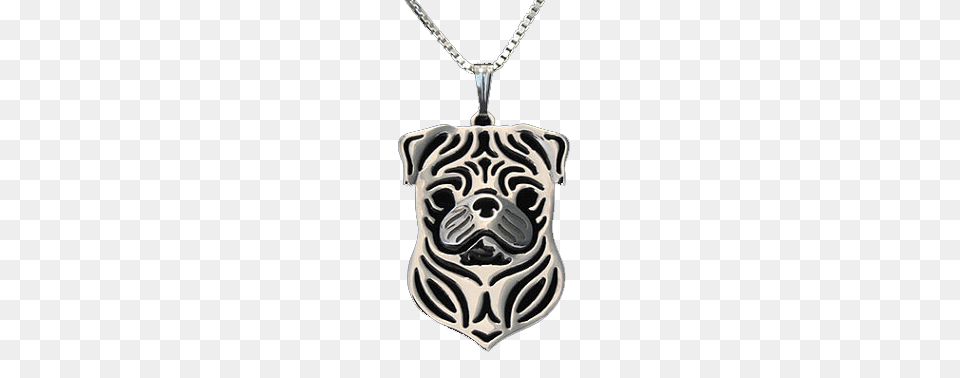 Pug Face Necklace Face Pug Life And Dog, Accessories, Jewelry, Pendant, Locket Free Png Download