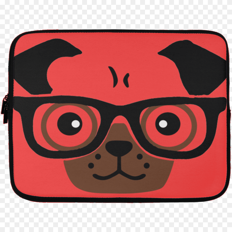 Pug Laptop Laptop Sleeve, Accessories, Glasses, Bag, Handbag Png