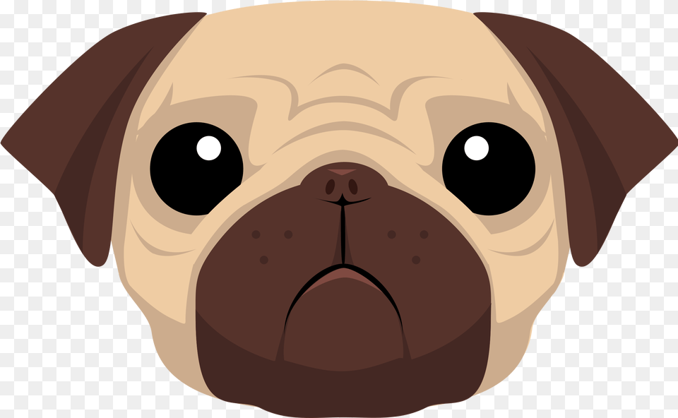 Pug Logo Transparent Svg Vector Pug Logo, Animal, Canine, Mammal, Baby Free Png