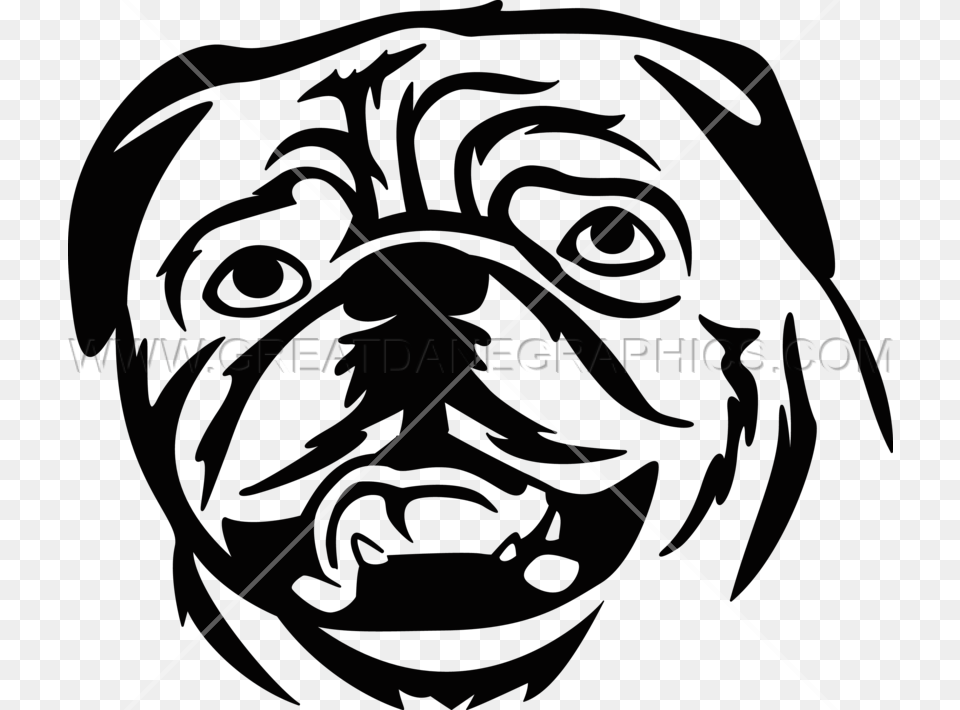 Pug Production Ready Artwork For T Shirt Printing, Animal, Ape, Mammal, Wildlife Png