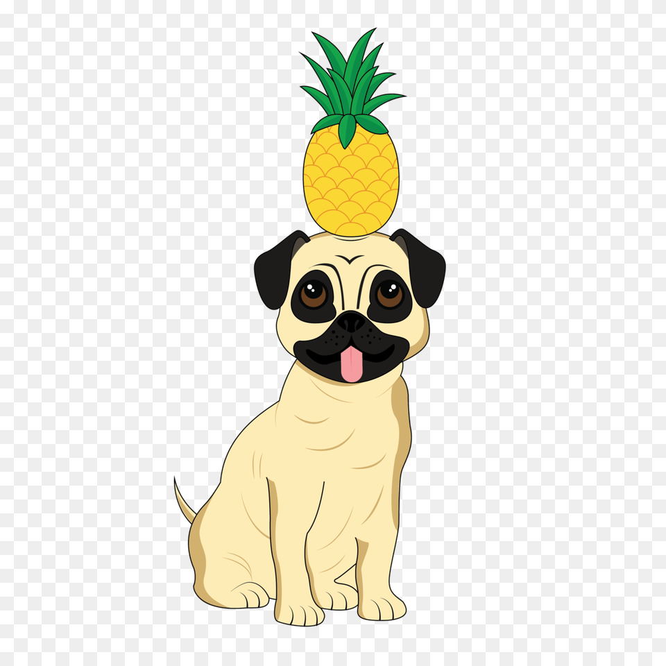Pugs Pineapples Pugs And Pineapples, Food, Fruit, Pineapple, Plant Free Png Download