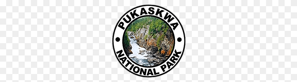 Pukaskwa National Park Round Sticker, Plant, Vegetation, Land, Nature Free Png Download
