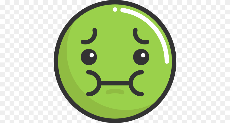 Puke Emoji Image, Green, Badge, Logo, Symbol Free Transparent Png