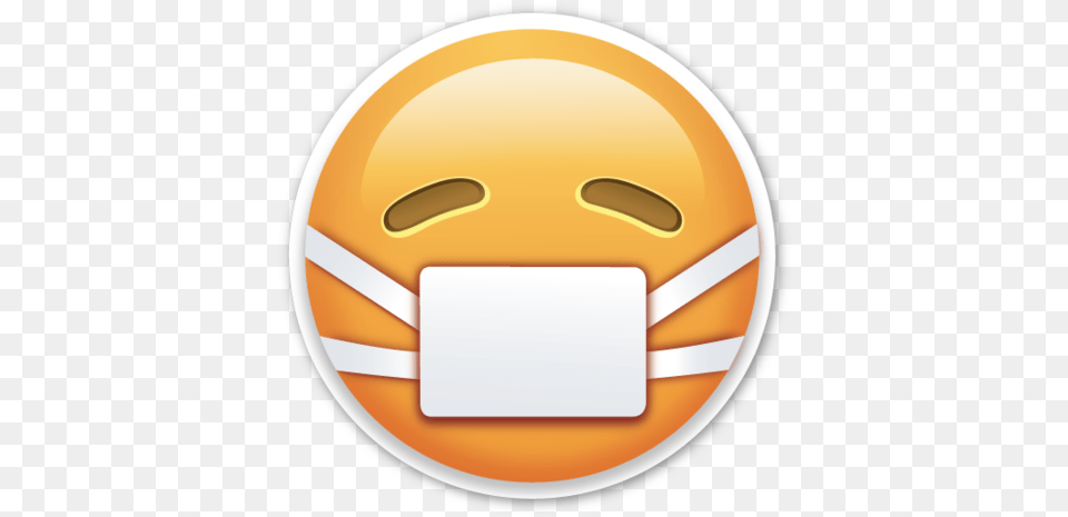 Puke Emoticon Medical Mask Emoji, Helmet, American Football, Football, Person Free Transparent Png