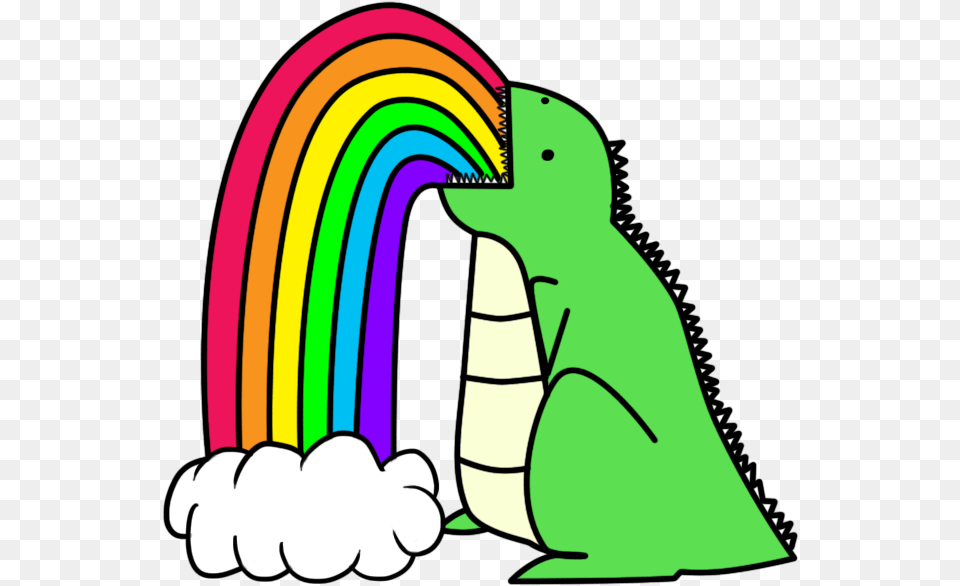 Puke Rainbows Barfing Cloud Puke Rainbow, Baby, Person Free Png Download