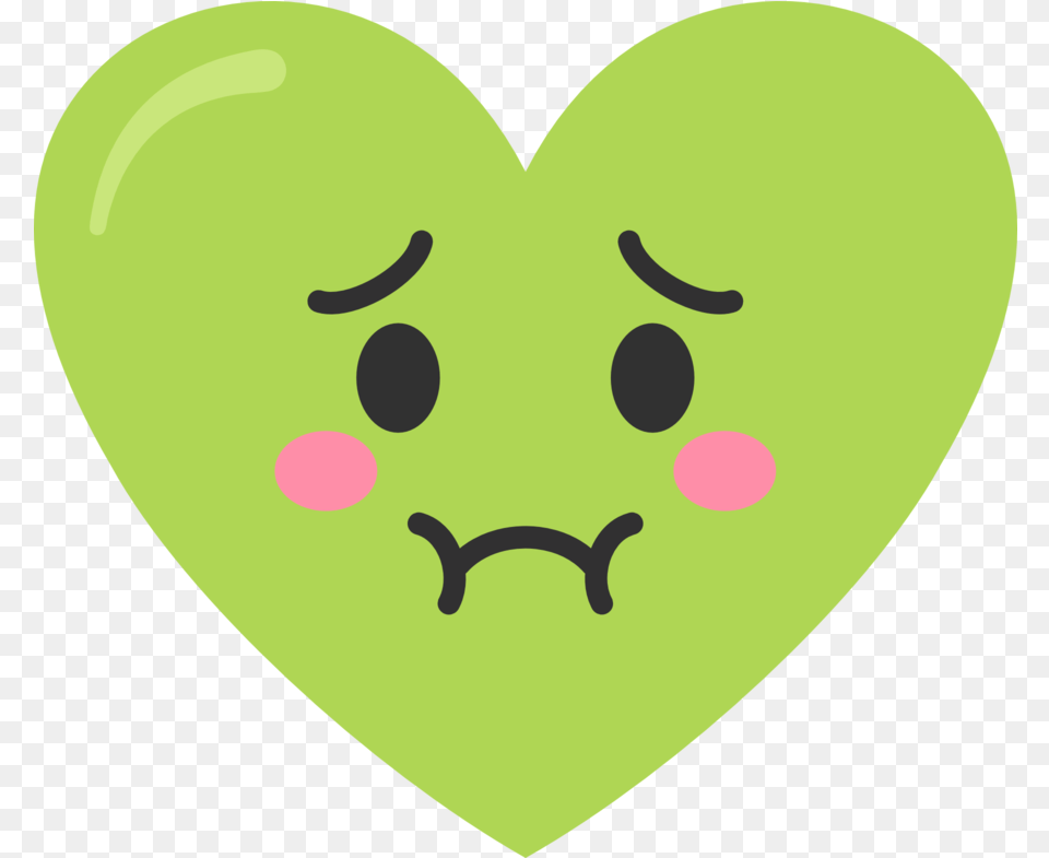 Puking Green Heart Crying Green Heart, Baby, Person, Face, Head Free Transparent Png