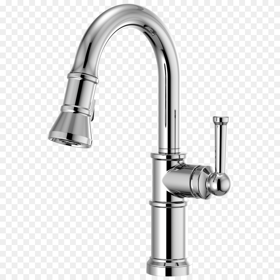 Pull Down Prep Faucet Pc Kitchen Brizo, Bathroom, Indoors, Room, Shower Faucet Free Png