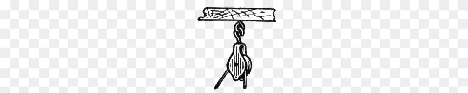 Pulley Hanging From A Wooden Beam, Dynamite, Weapon Free Png Download