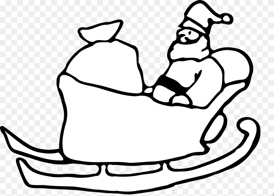 Pulling Sleigh Clipart, Furniture, Nature, Outdoors, Sled Png Image