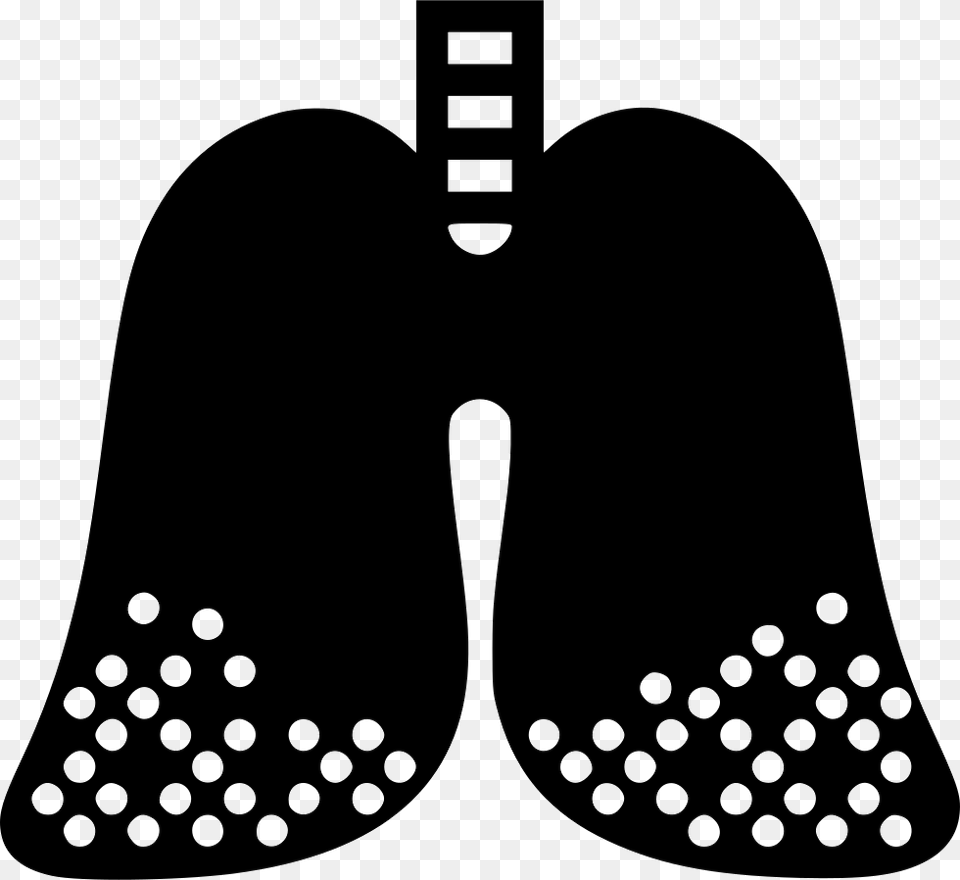 Pulmonary Disease Black Lung, Stencil Free Png Download