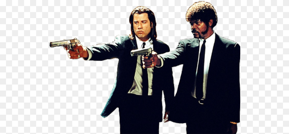 Pulp Fiction Poster, Weapon, Firearm, Gun, Handgun Png