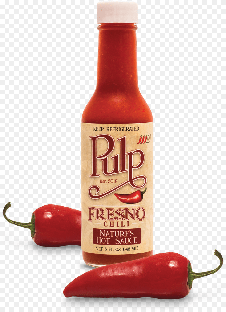 Pulp Hot Sauce Fresno Pepper Tabasco Pepper, Food, Ketchup Png Image