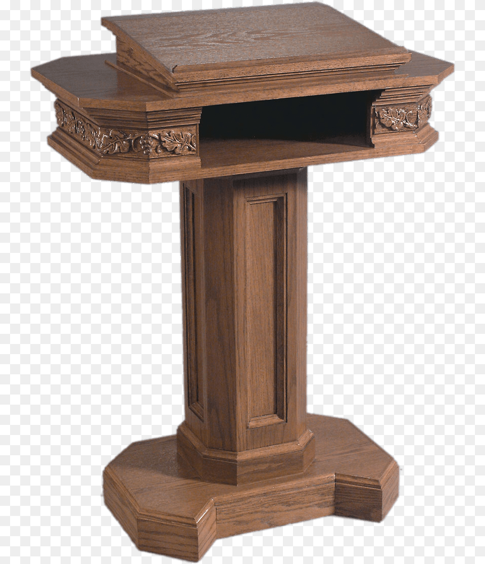 Pulpit With Compartment End Table, Furniture, Crowd, Person, Mailbox Free Transparent Png