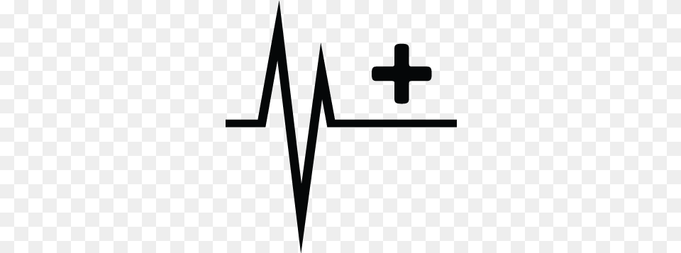 Pulse Cardiogram Heart Rate Heartbeat Icon, Cross, Symbol, Logo Free Png Download