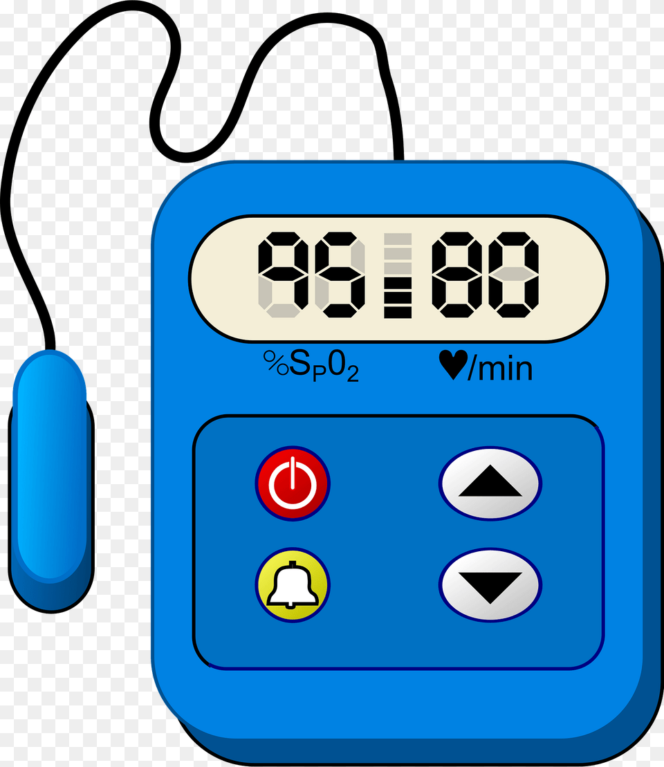 Pulse Oximeter Machine And Finger Clip Clipart, Computer Hardware, Electronics, Hardware, Monitor Png Image