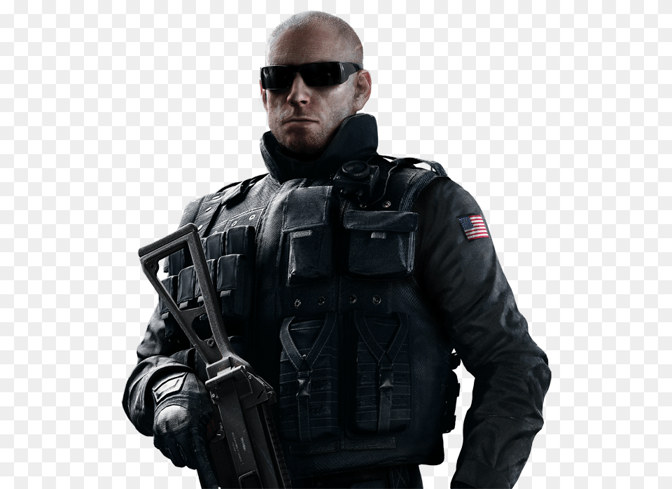 Pulse Pulse From Rainbow Six Siege, Jacket, Clothing, Coat, Weapon Png Image